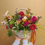 Paniers fleuris, by Langage Des Fleurs, florist in Bastia