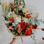 Bouquet coloré, par Eden Bird, fleuriste à Saint-Pierre