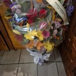 Gerbe ou bouquet de Deuil, par Céline Création Florale, fleuriste à Le Tampon