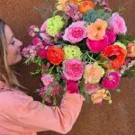 Bouquet coloré, par Le Grenier Fleuriste, fleuriste à Rouillon