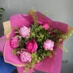 Bouquet de Pivoines, par Cannelle Orange Comines-Warneton, fleuriste à Comines-Warneton