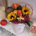 Bouquet Automne, por Ti Fleur Lakour, florista en Saint-Joseph