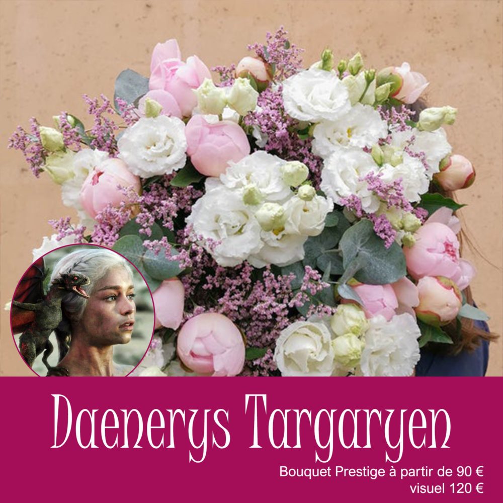 DAENERYS TARGARYEN - BOUQUETS PRESTIGE MELANGES, par Gypsophile, fleuriste à Aubagne