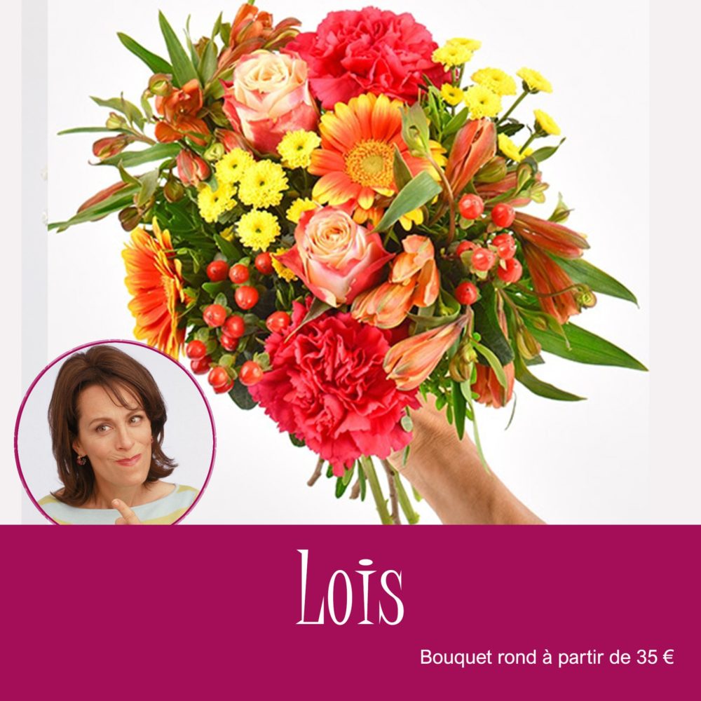 LOIS - BOUQUET ROND PREMIER PRIX, par Gypsophile, fleuriste à Aubagne