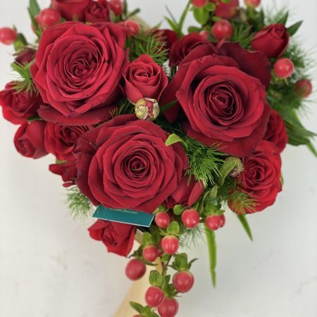 votre artisan fleuriste vous propose le bouquet : Tu Es Mon Coeur