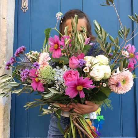 votre artisan fleuriste vous propose le bouquet : Colette (Le coloré)