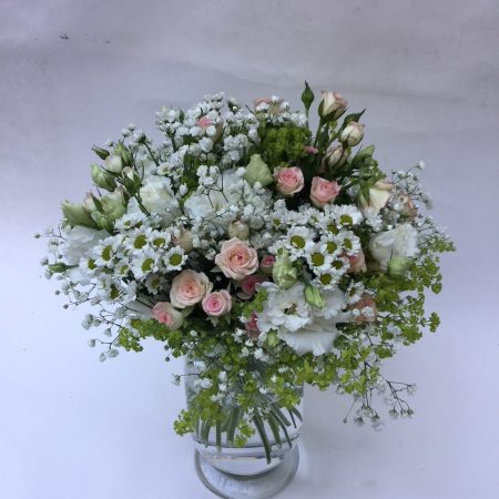 votre artisan fleuriste vous propose le bouquet : Bouquet Rond Champêtre