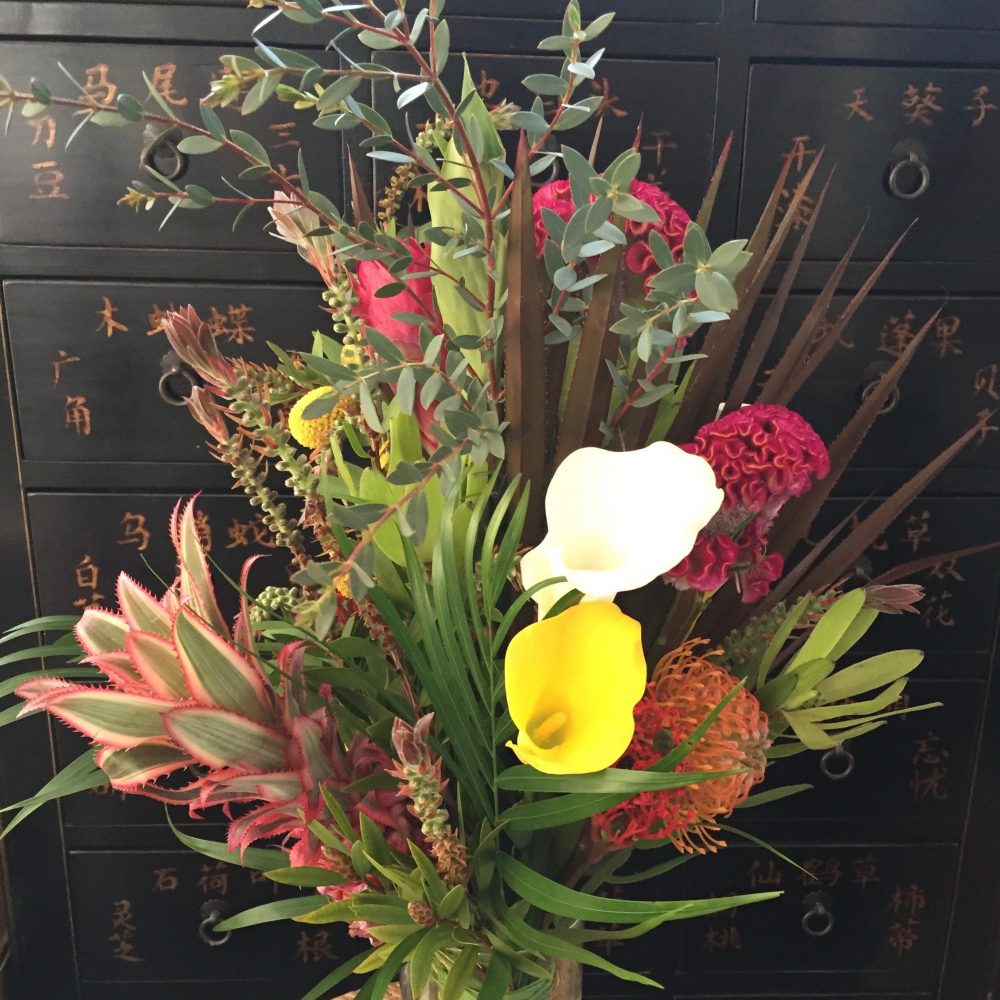 Bouquet exotique, par Hanakawa, fleuriste à Meudon