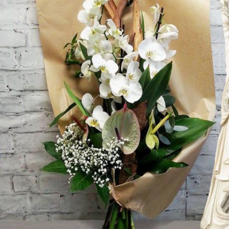 Bouquet Long, par Amaryllis Fleurs, fleuriste à Paris