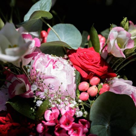 votre artisan fleuriste vous propose le bouquet : Sensation