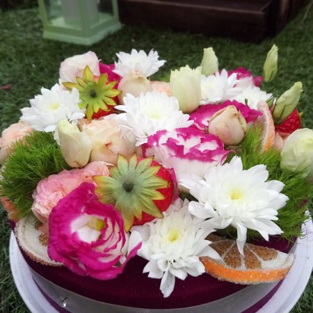 votre artisan fleuriste vous propose le bouquet : Tarte du Chef