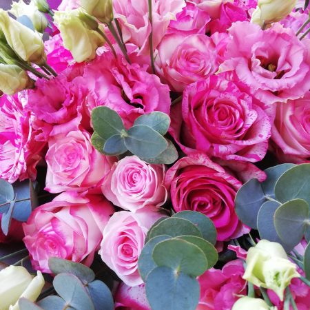 votre artisan fleuriste vous propose le bouquet : Composition élaborée