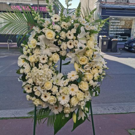 Fleurs de deuil, par Le Kiosque, fleuriste à Saint-Maur-des-Fossés