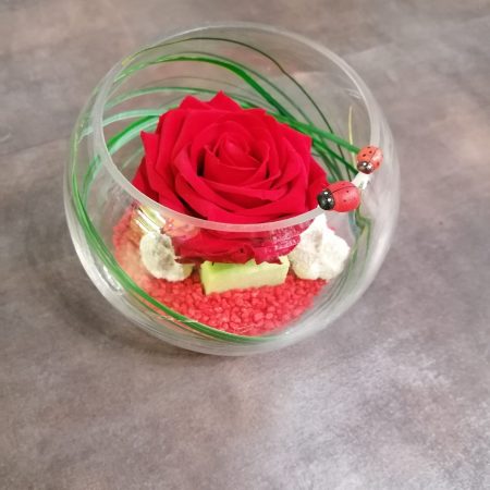 votre artisan fleuriste vous propose le bouquet : Rose Éternelle