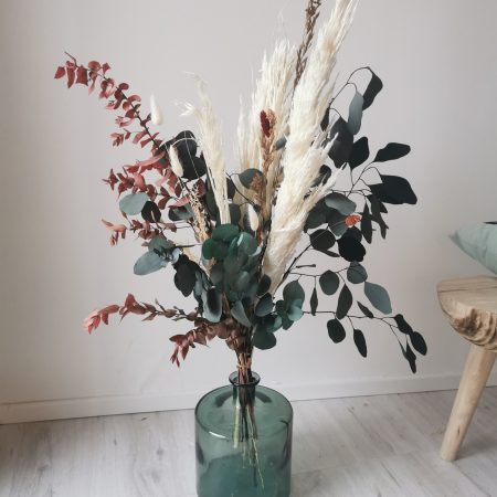 votre artisan fleuriste vous propose le bouquet : Grand bouquet - fleurs et feuillages stabilisés