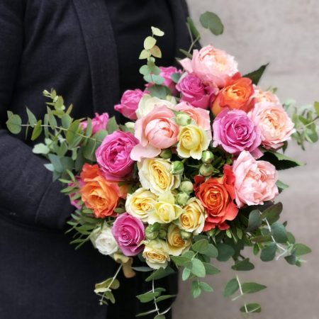 votre artisan fleuriste vous propose le bouquet : Mini Tutti Rosi