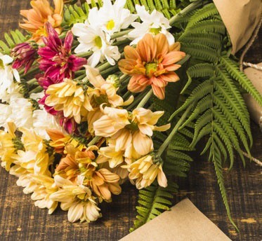 votre artisan fleuriste vous propose le bouquet : Bouquet saisonnier - l'Automnale