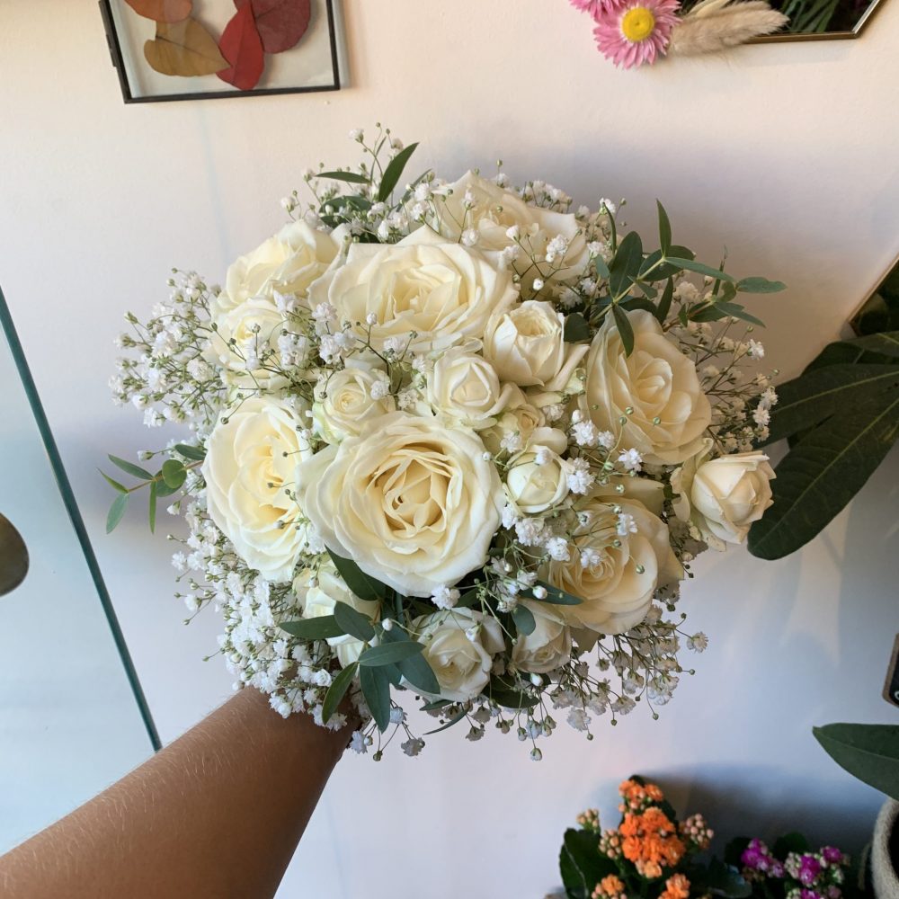 Bouquet de mariée, par Lily & Bloom, fleuriste à Enghien-les-Bains