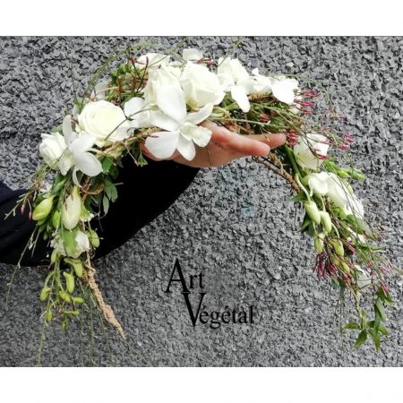 votre artisan fleuriste vous propose le bouquet : Bouquet De Mariée Portée