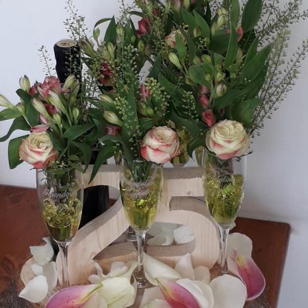votre artisan fleuriste vous propose le bouquet : Ca Se Fete (sur commande)