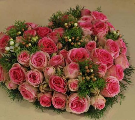 Coeur Deuil, par Akane - Le murmure des fleurs, fleuriste à Barjols