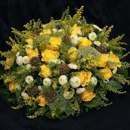 Coussin Dernier Adieu, par Akane - Le murmure des fleurs, fleuriste à Barjols