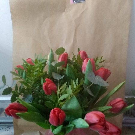 votre artisan fleuriste vous propose le bouquet : Bouquet Tulipes