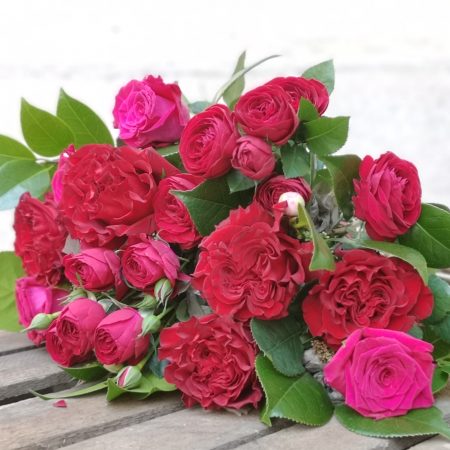 votre artisan fleuriste vous propose le bouquet : L'Amour Fou