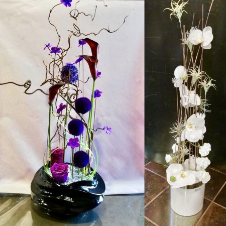 votre artisan fleuriste vous propose le bouquet : Composition Intemporelle