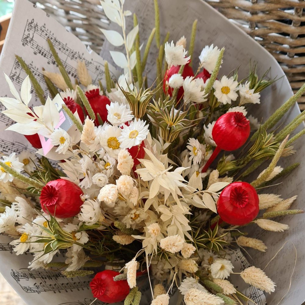 Bouquet De Fleurs Séchées, par Passionnement, fleuriste à Carmaux