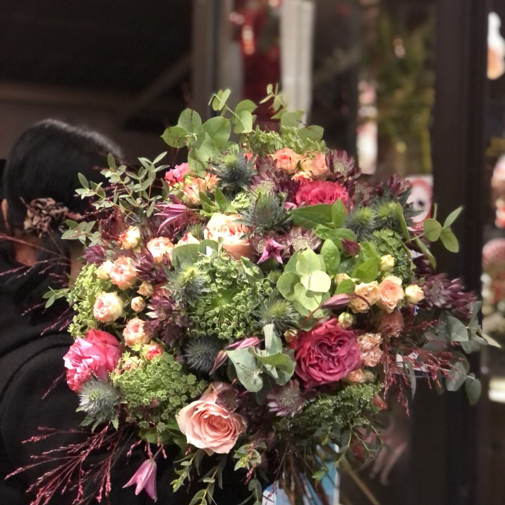 Bouquet Bohème, par La Rose d'Ispahan, fleuriste à Paris