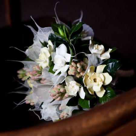Bouquet blanc, par A fleur et a mesure, fleuriste à Paris