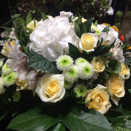 Bouquet rond, par Jacques blanchon fleuriste, fleuriste à Le Chesnay