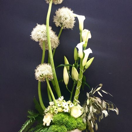 votre artisan fleuriste vous propose le bouquet : Bouquet Contemporain / Linéaire