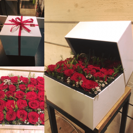 box de Roses fraîches, par Art Végétal, fleuriste à Corbas