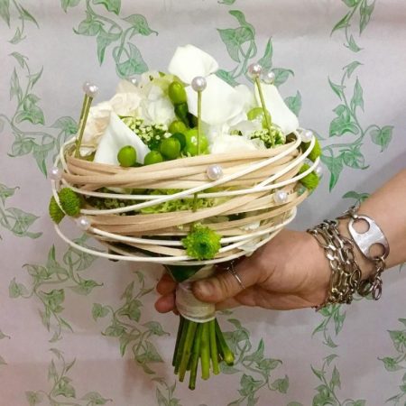 Bouquet avec structure, par Fleurs et Tendances, fleuriste à Vandœuvre-lès-Nancy