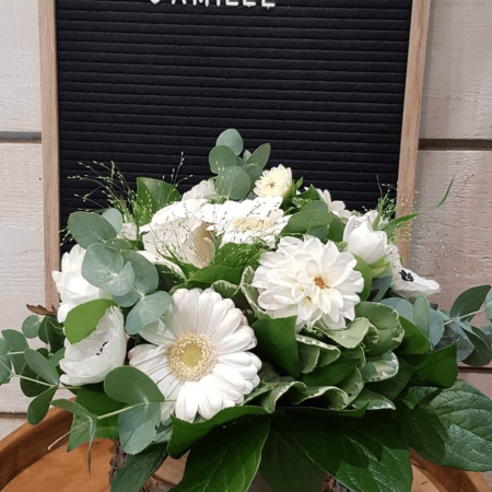 votre artisan fleuriste vous propose le bouquet : Bouquet Camille