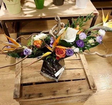 votre artisan fleuriste vous propose le bouquet : Bouquet structure