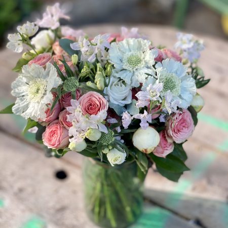 votre artisan fleuriste vous propose le bouquet : Le bouquet doux