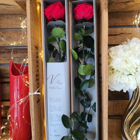 votre artisan fleuriste vous propose le bouquet : Rose éternel
