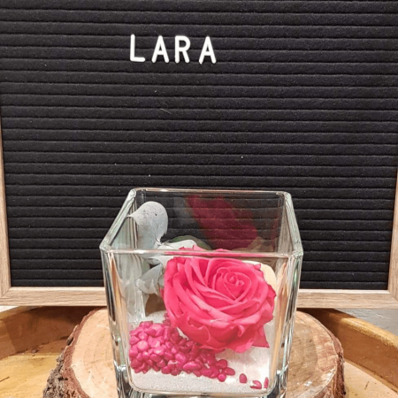 Rose éternelle Lara, par Art Végétal, fleuriste à Corbas