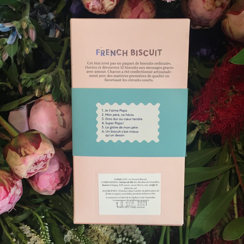Le French Biscuit PAPA, par Hanakawa, fleuriste à Meudon