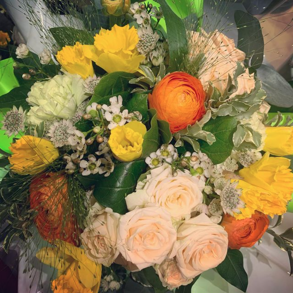 Bouquet Champêtre Coloré, par Fleurs de Nina, fleuriste à Sagone