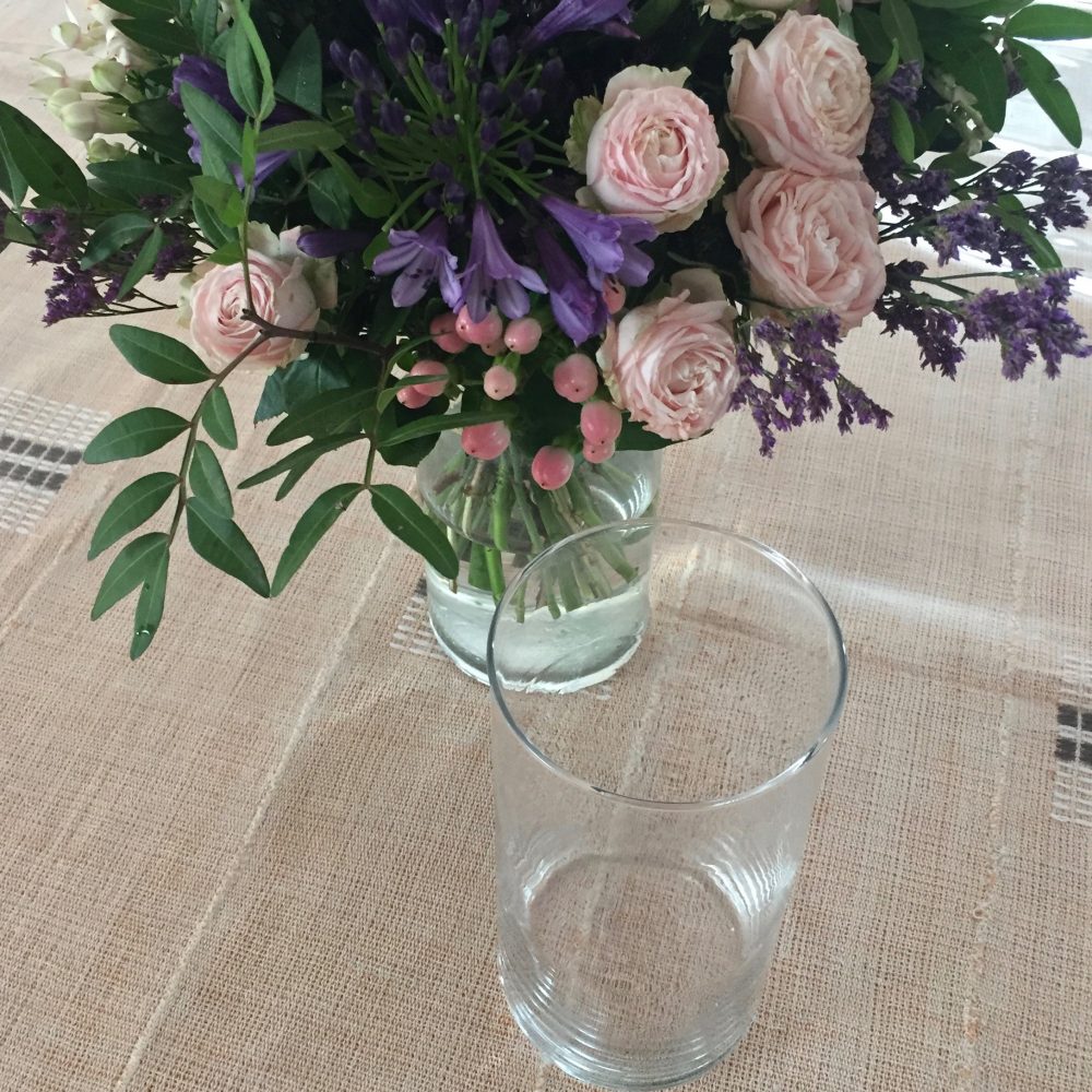 Vase cylindre basique, par Hanakawa, fleuriste à Meudon