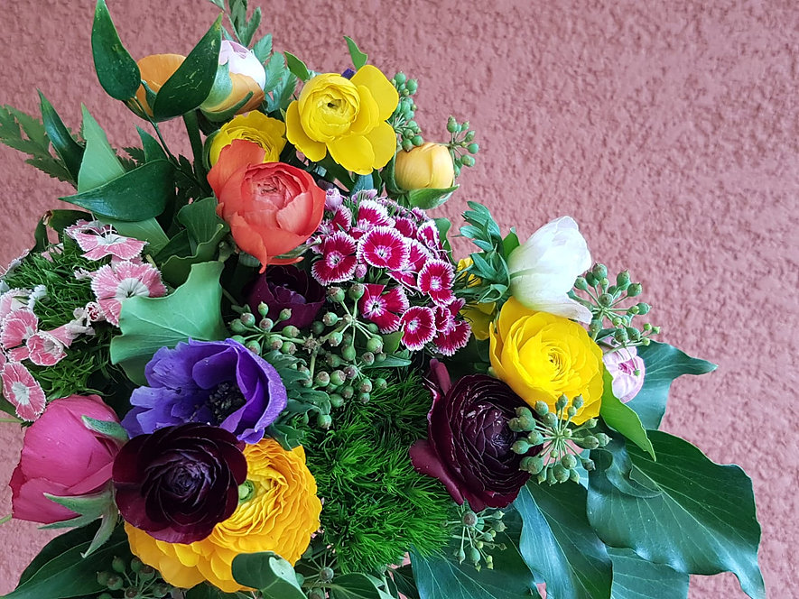 Bouquet de Saison Fleurs de France - Géant, par Mlle Colibri, fleuriste à Hyères
