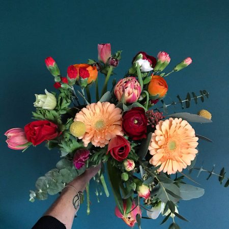 votre artisan fleuriste vous propose le bouquet : Bouquet de Saison Fleurs de France - Moyen