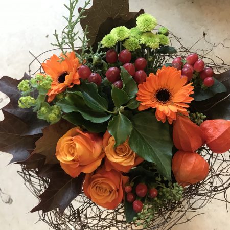 votre artisan fleuriste vous propose le bouquet : Bouquet d'Automne