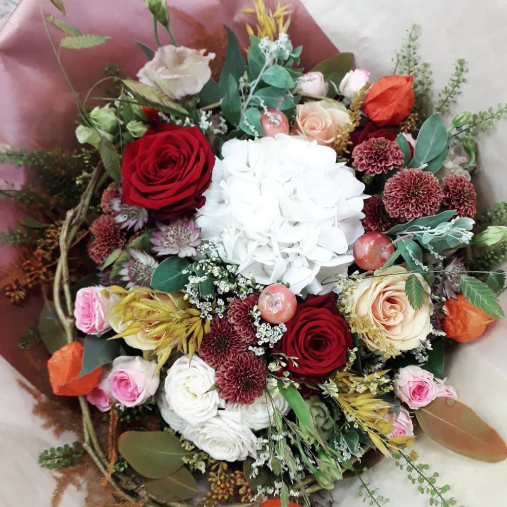 Le Bouquet de Caroline, par La Linotte Artisan Fleuriste, fleuriste à Kaysersberg