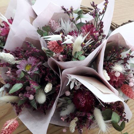 votre artisan fleuriste vous propose le bouquet : Le Bouquet de fleurs séchées