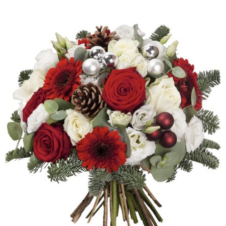 votre artisan fleuriste vous propose le bouquet : Bouquet de Noël